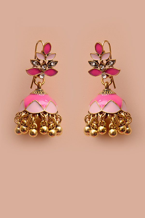 Daily Wear Pink Earrings