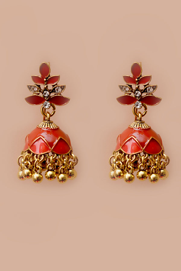 Daily Wear Red Earrings