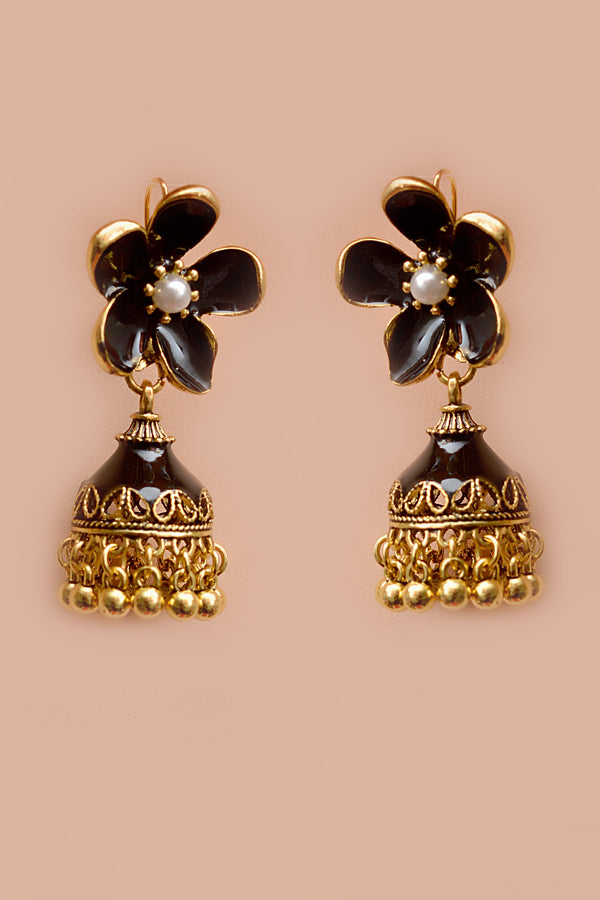 Daily Wear Black Earrings