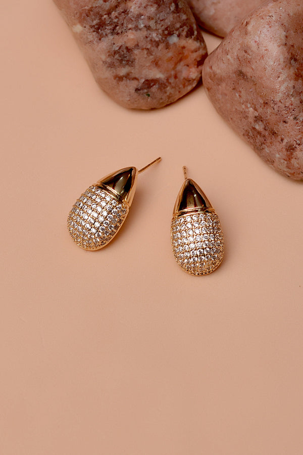 Daily Wear Golden Earrings