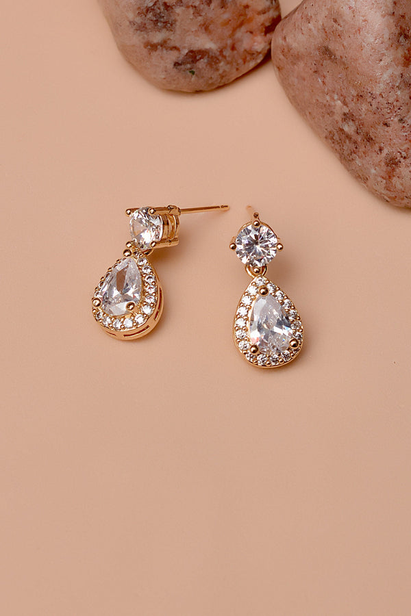 Daily Wear Golden Earrings