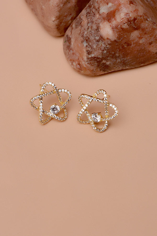 Daily Wear Golden Earrings