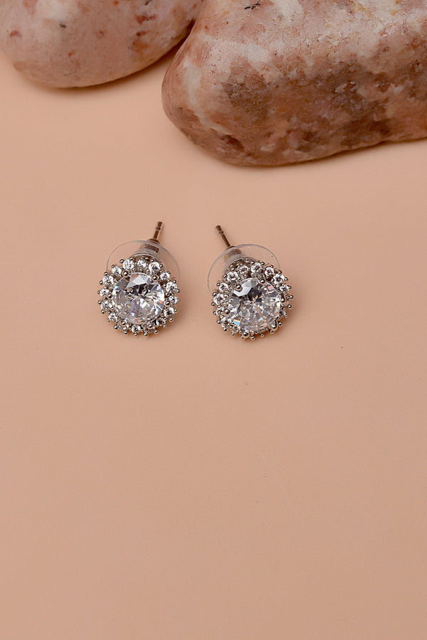 Daily Wear Silver Ear Studs
