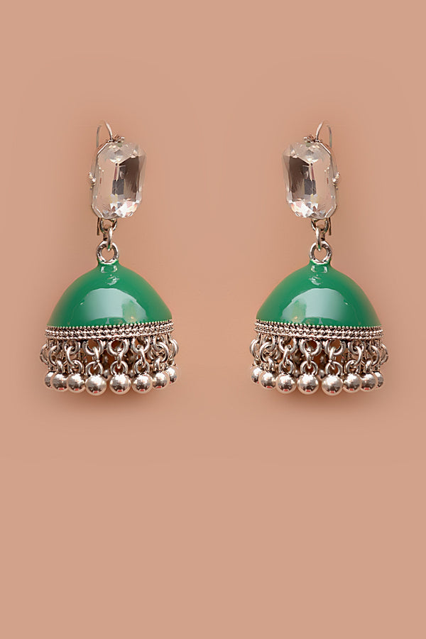 Daily Wear Green Earrings