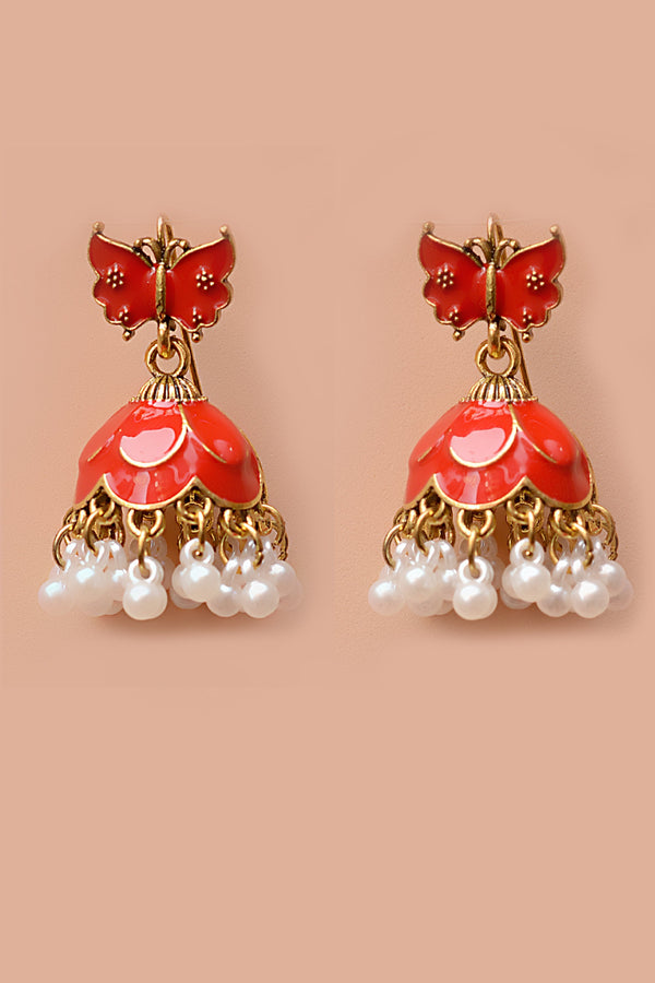 Daily Wear Red Earrings