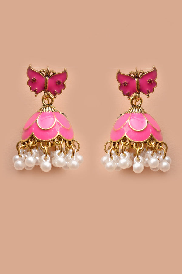 Daily Wear Pink Earrings