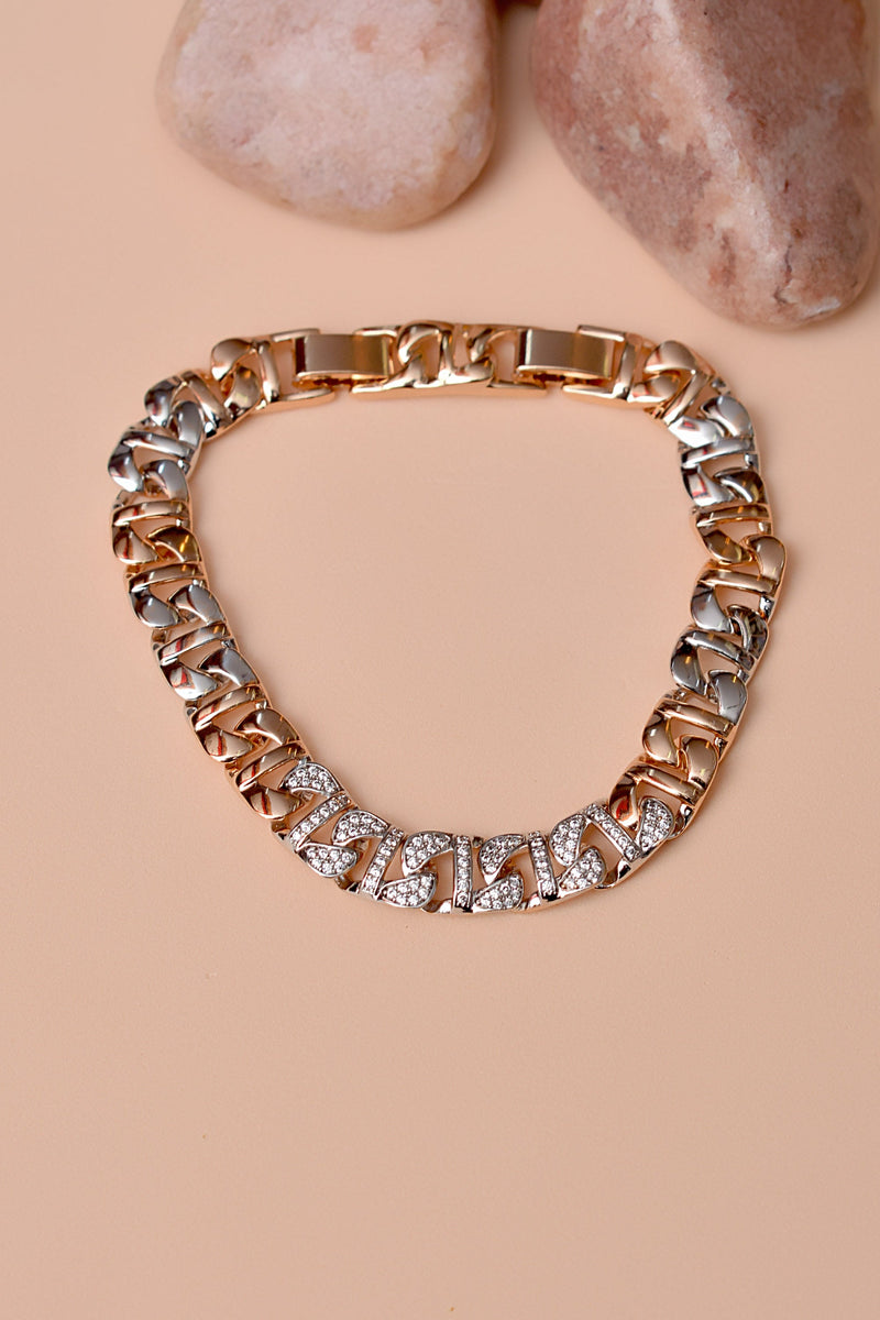 Daily Wear Dual Tone Bracelet