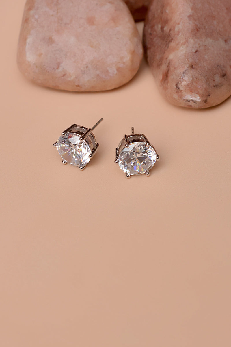 Daily Wear Silver Ear Studs