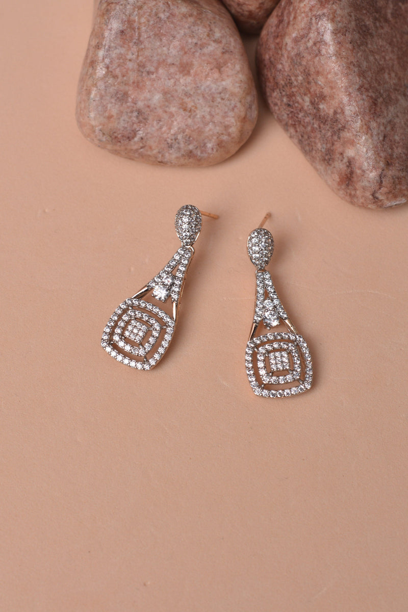 Daily Wear Dual Tone Earrings