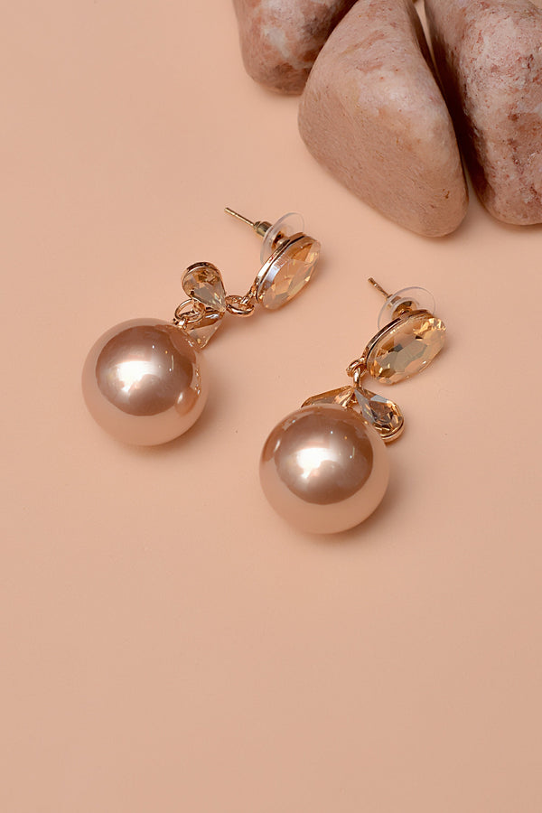 Daily Wear Champagne Earrings