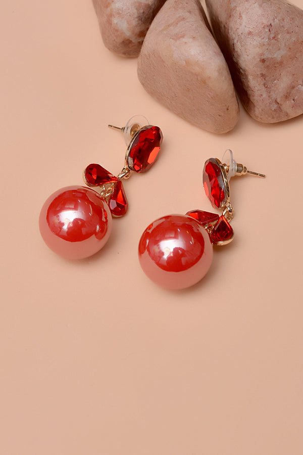 Daily Wear Red Earrings