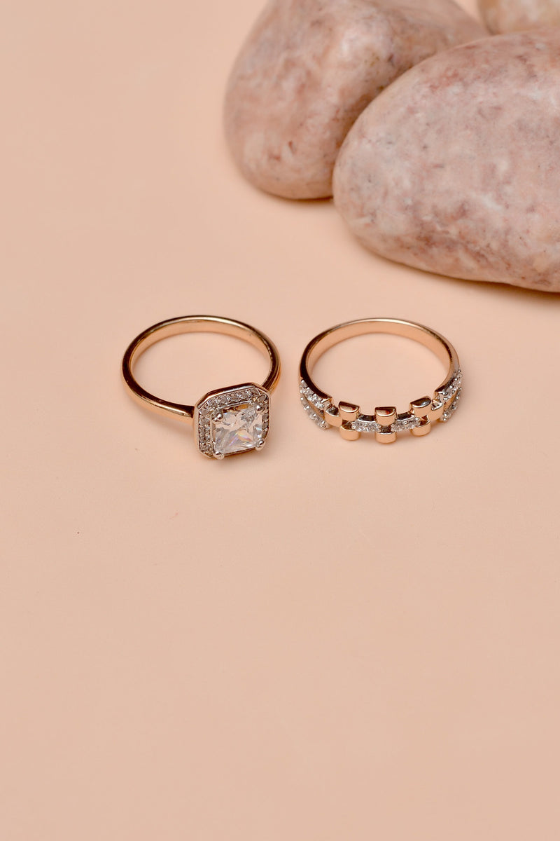 Size 7 Daily Wear Golden Ring