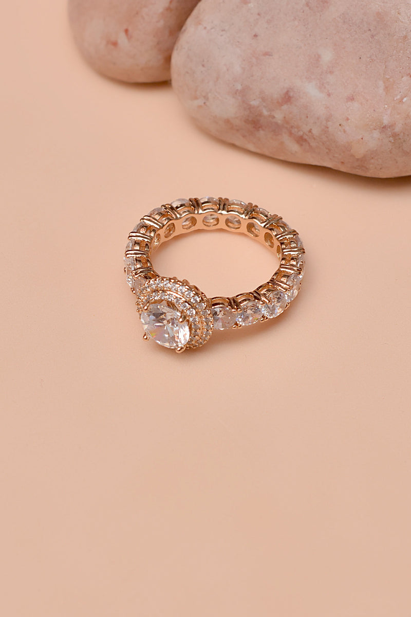 Size 6 Daily Wear Golden Ring