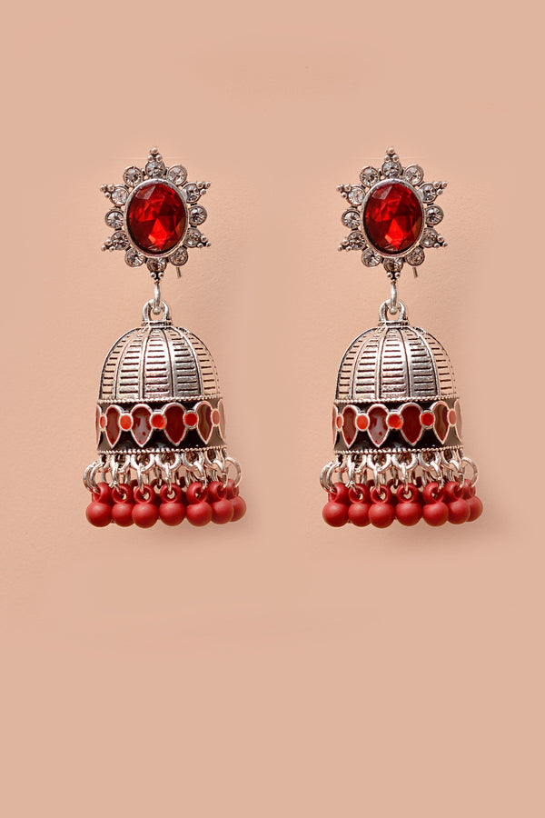 Daily Wear Red Earrings