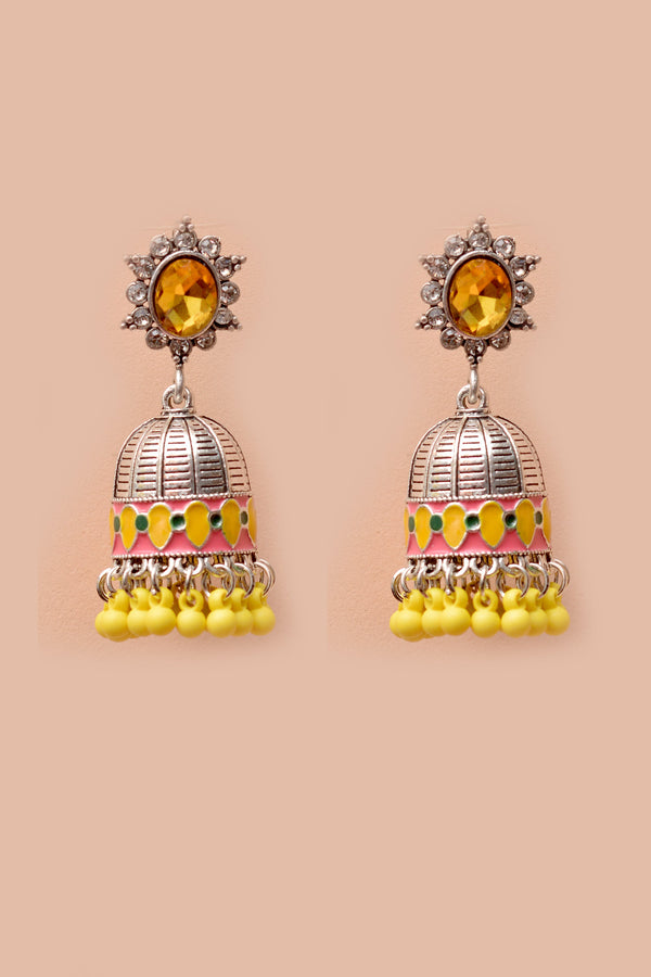 Daily Wear Yellow Earrings
