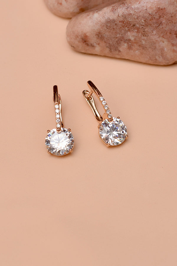 Daily Wear Dual Tone Hoop Earrings