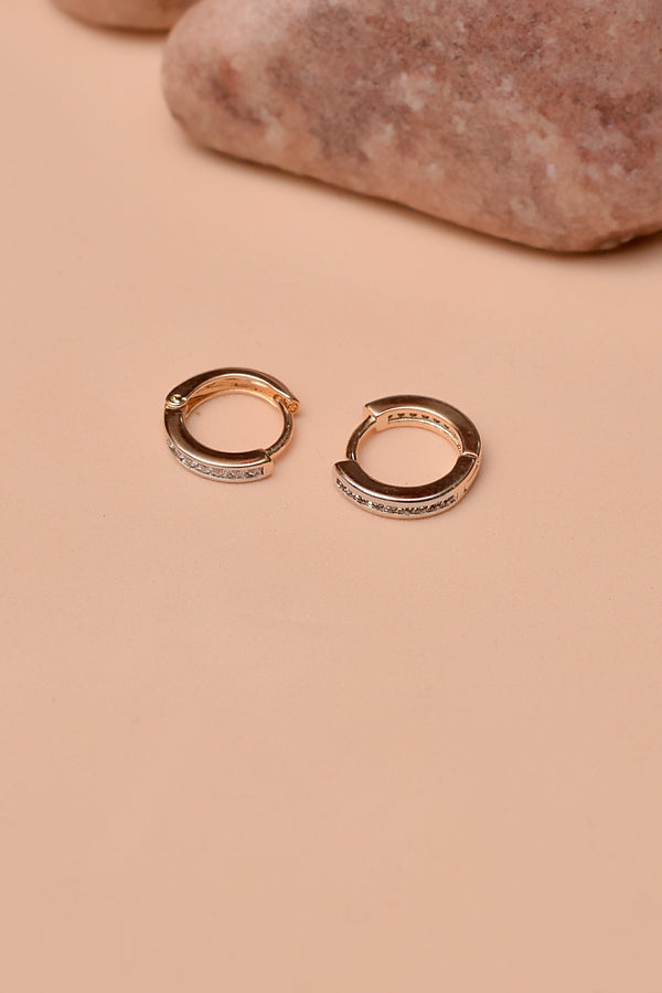 Daily Wear Golden Hoop Earrings