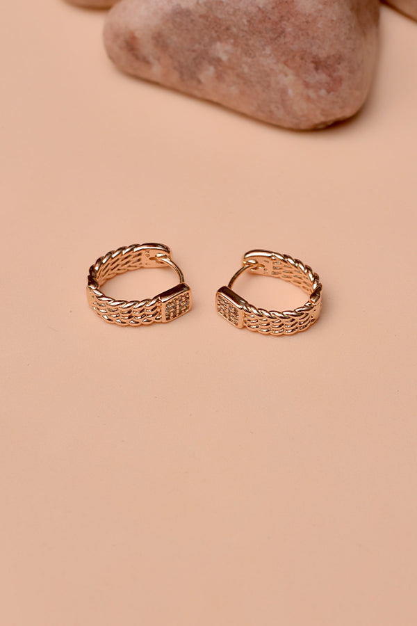 Daily Wear Golden Hoop Earrings