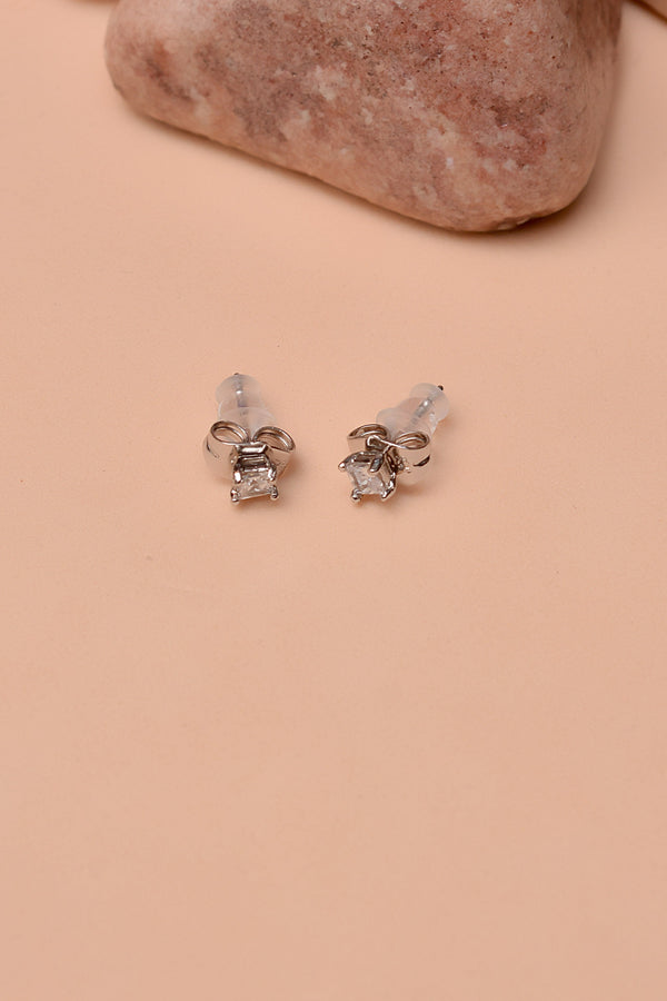 Daily Wear Silver Ear Studs