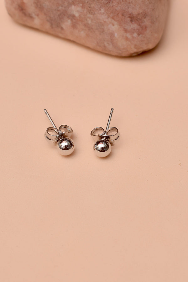 Daily Wear Silver Ear Studs