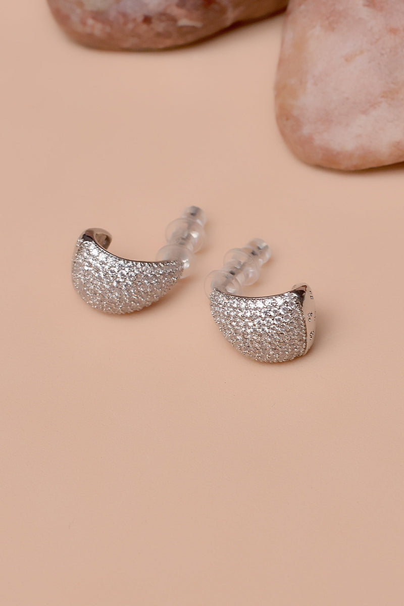 Daily Wear Silver Ear Studs