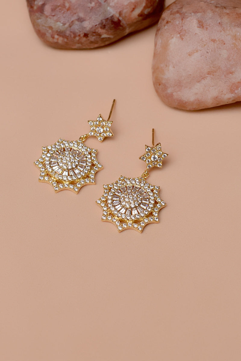 Daily Wear Golden Earrings