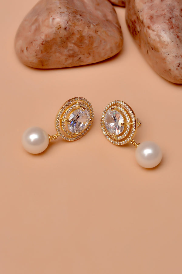 Daily Wear Golden Earrings