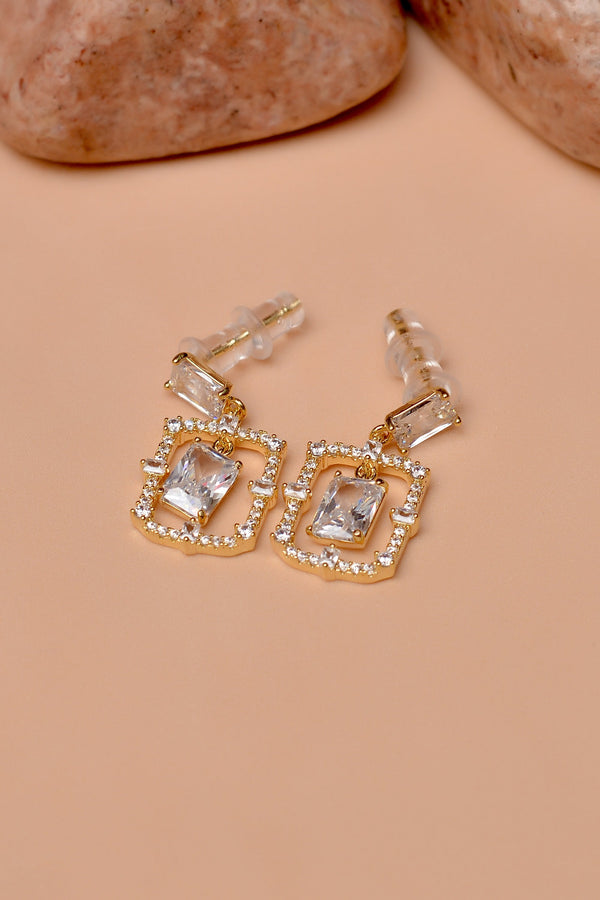 Daily Wear Golden Earrings