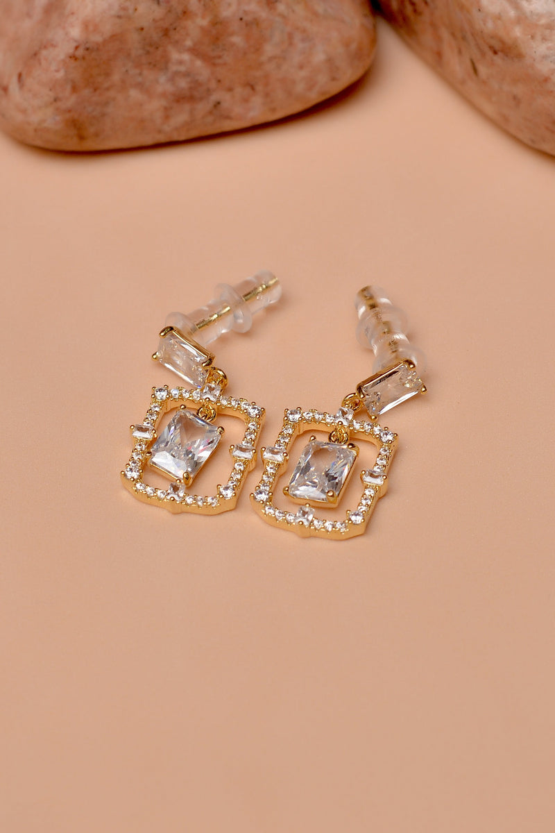 Daily Wear Golden Earrings