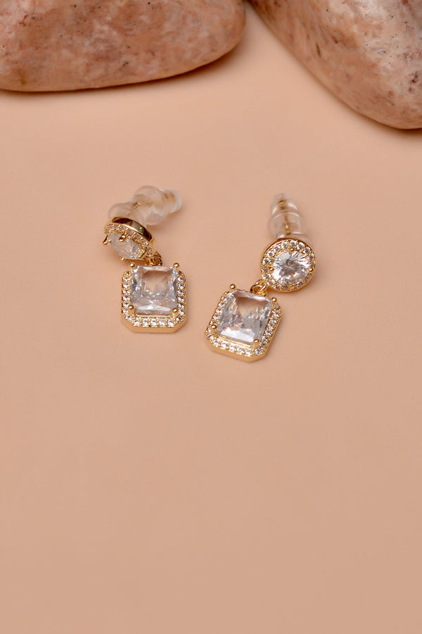 Daily Wear Golden Earrings