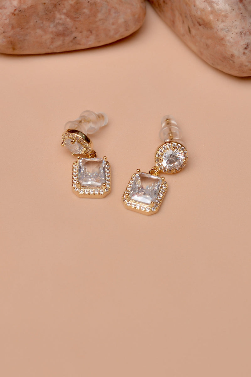 Daily Wear Golden Earrings