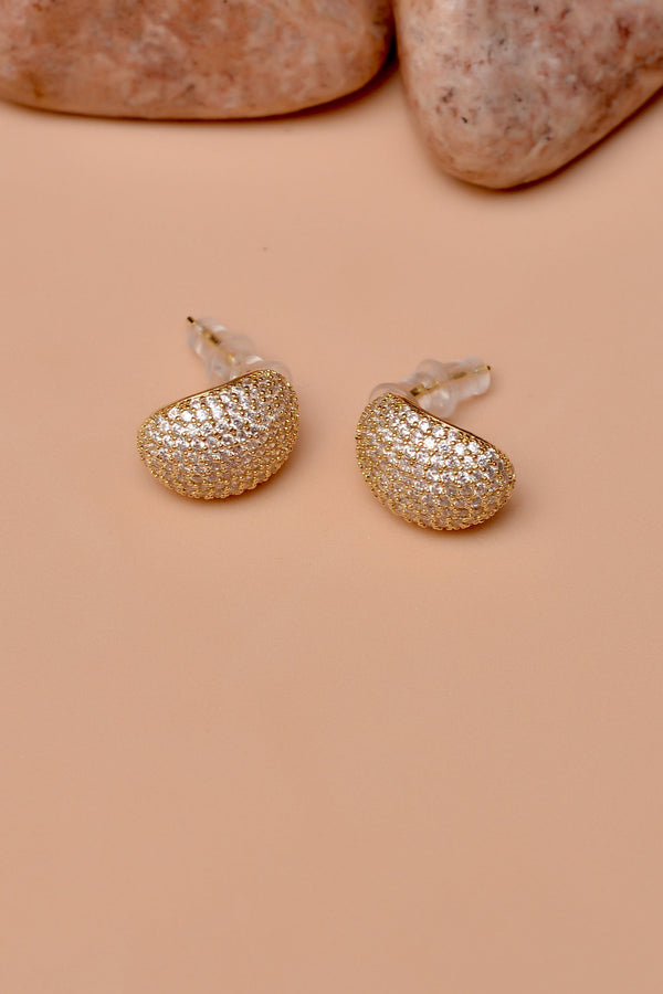 Daily Wear Golden Earrings