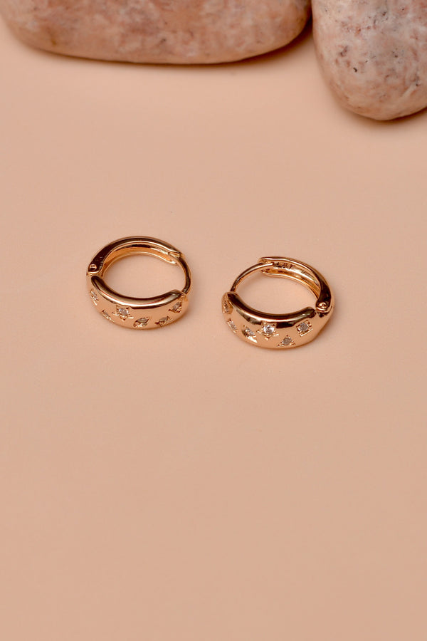 Daily Wear Golden Hoop Earrings