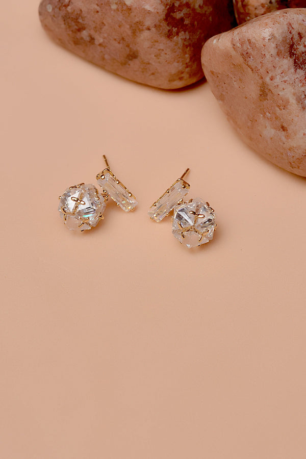 Daily Wear Golden Earrings