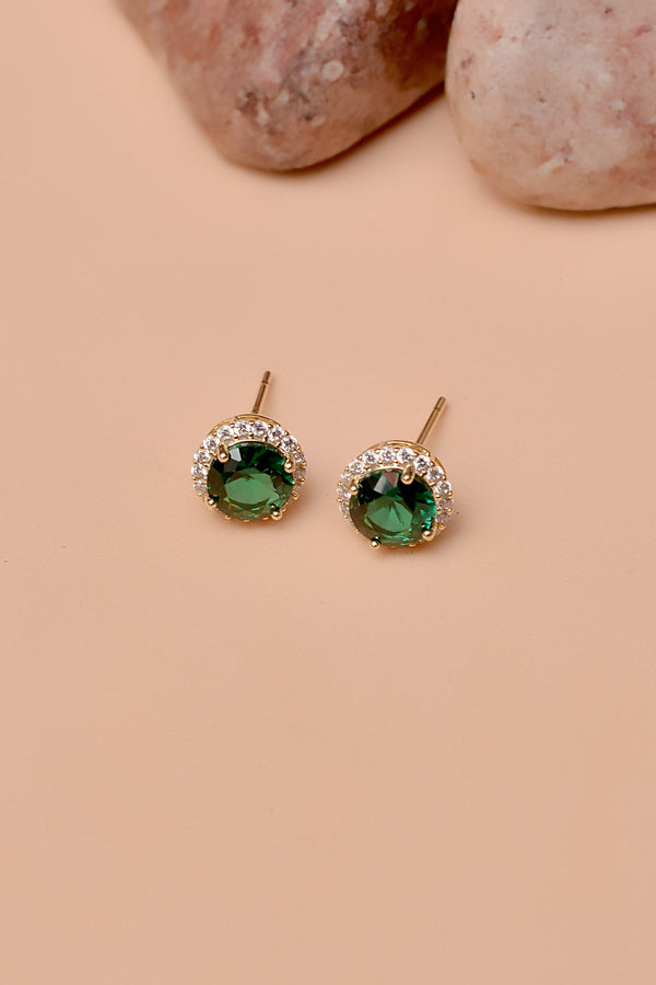 Daily Wear Green Ear Studs