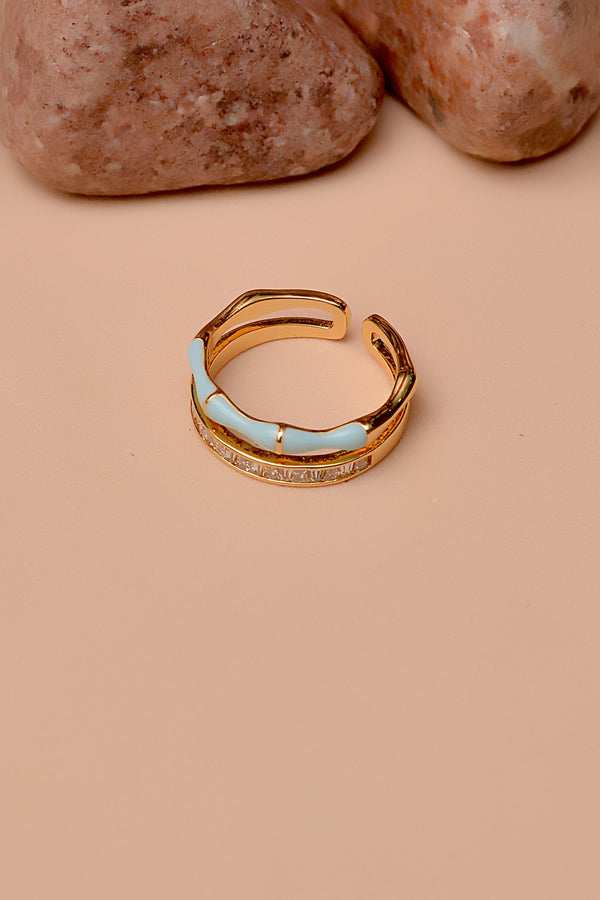 Size 0 Daily Wear Blue Ring