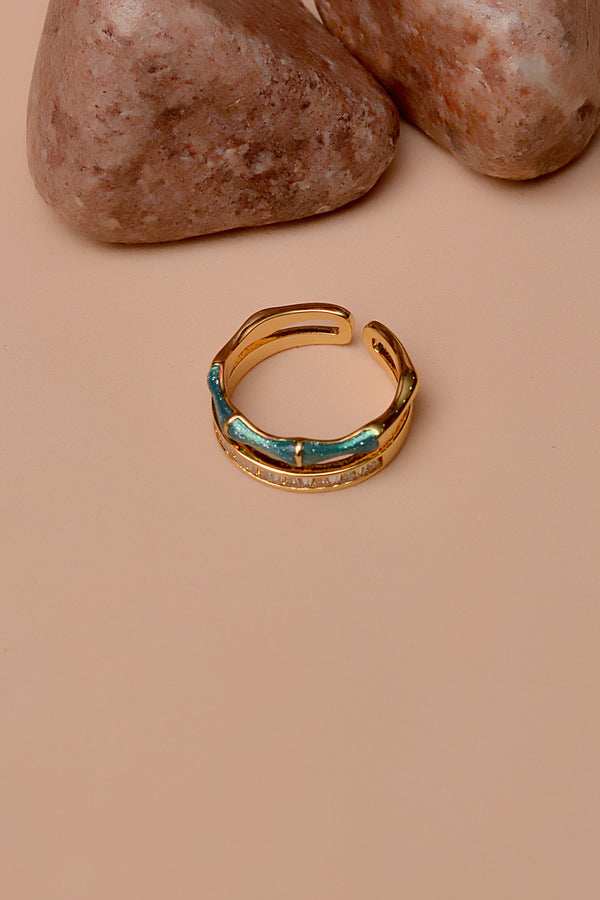 Size 0 Daily Wear Blue Ring