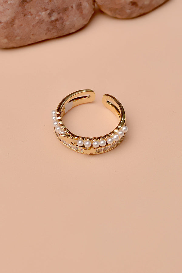 Size 0 Daily Wear Golden Ring
