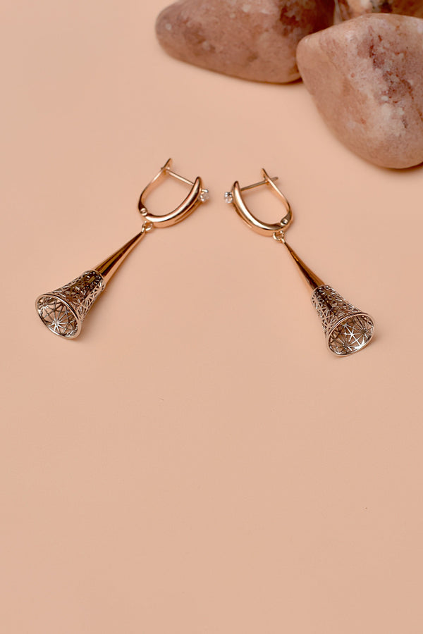 Daily Wear Dual Tone Earrings