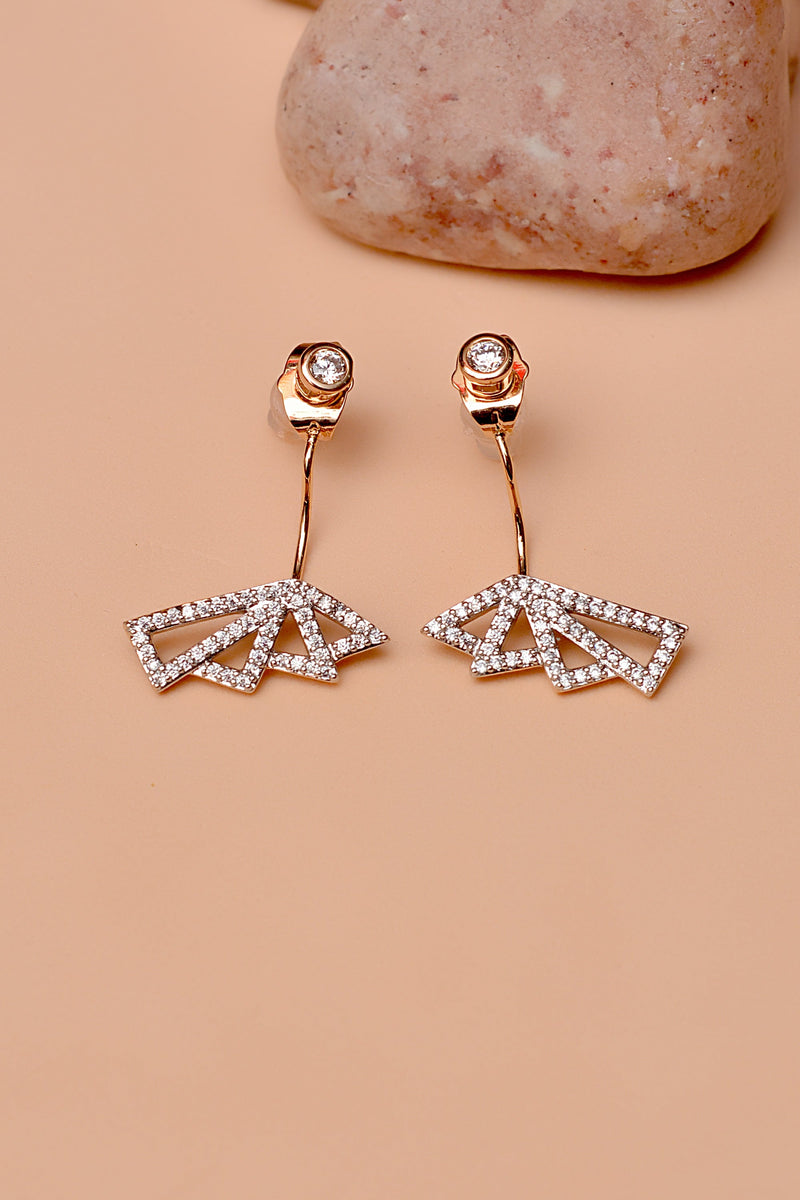 Daily Wear Dual Tone Earrings