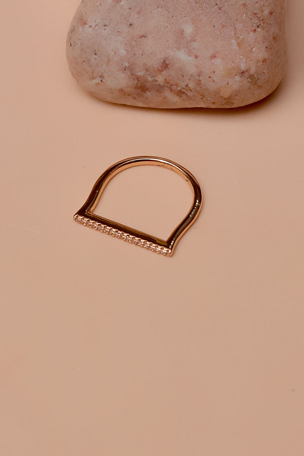 Size 7 Daily Wear Dual Tone Ring