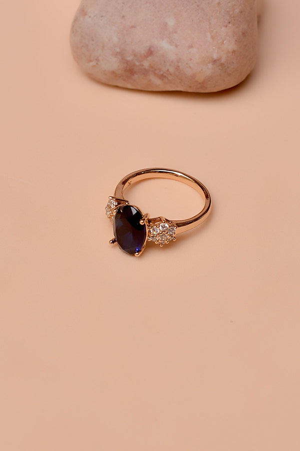 Size 6 Daily Wear Blue Ring