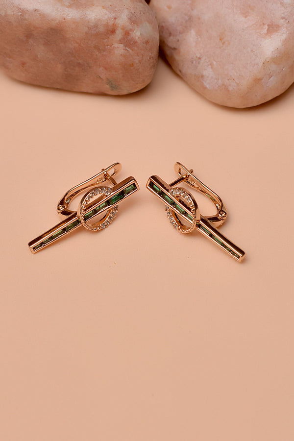 Daily Wear Green Earrings