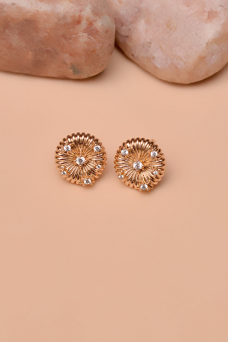 Daily Wear Golden Ear Studs