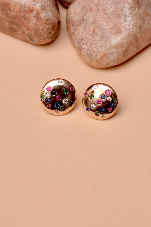 Daily Wear Multicolor Ear Studs