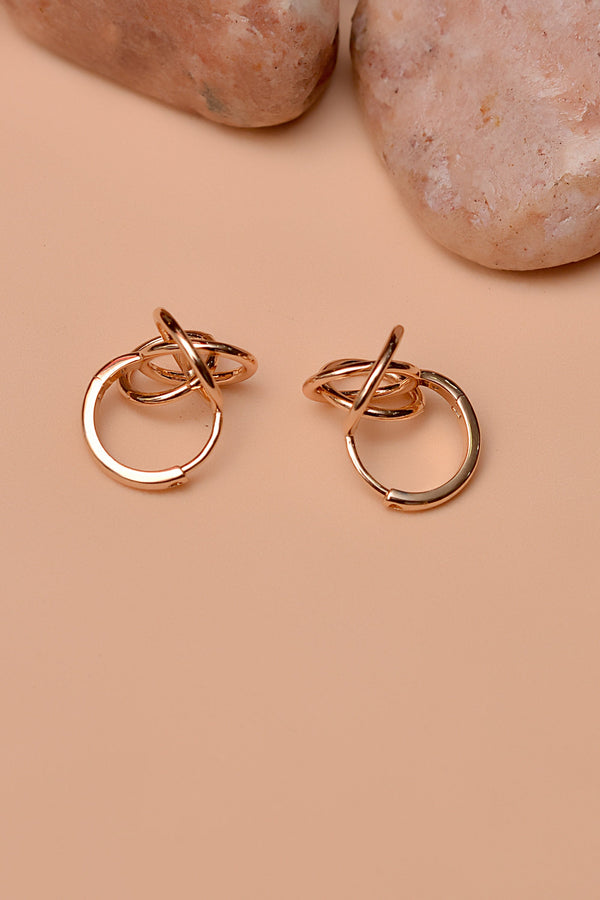 Daily Wear Golden Hoop Earrings