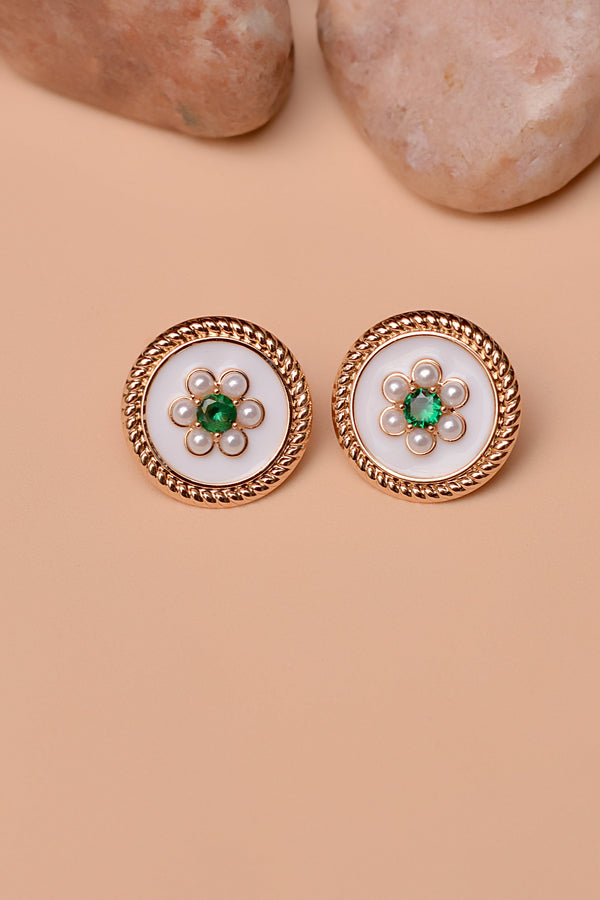 Daily Wear Green Ear Studs