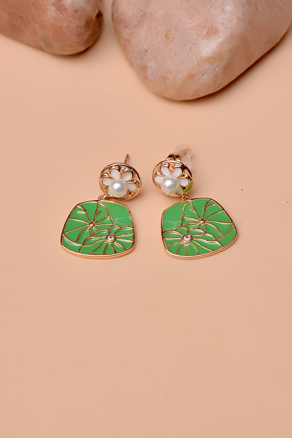 Daily Wear Green Ear Studs