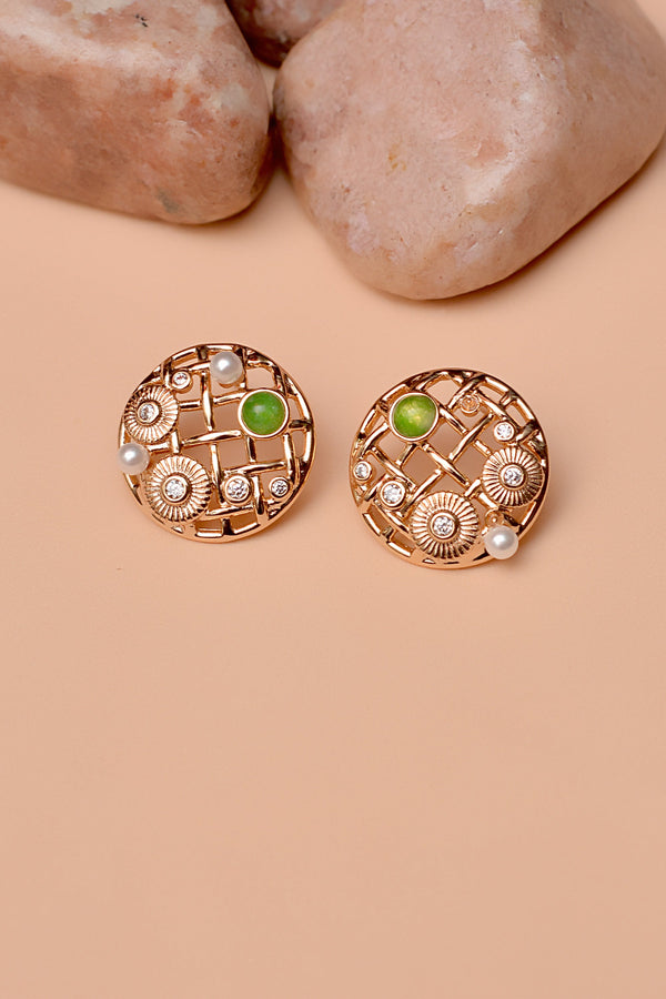 Daily Wear Green Ear Studs