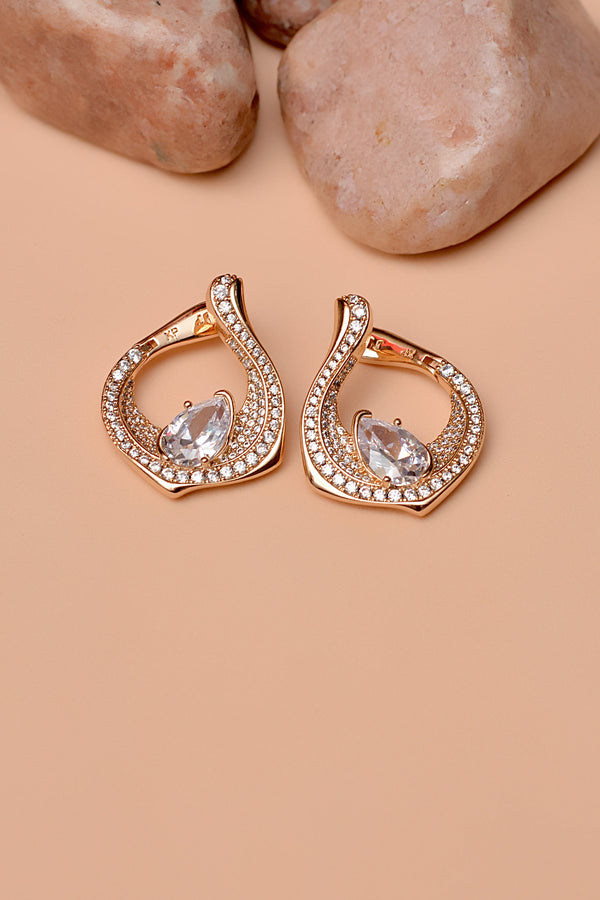 Daily Wear Golden Earrings